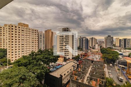 Vista da Varanda da Sala/cozinha de apartamento à venda com 1 quarto, 50m² em Vila Clementino, São Paulo