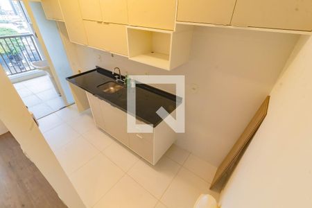 Sala/cozinha de apartamento à venda com 1 quarto, 50m² em Vila Clementino, São Paulo