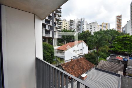 varanda quarto de kitnet/studio à venda com 1 quarto, 27m² em Jardim das Bandeiras, São Paulo