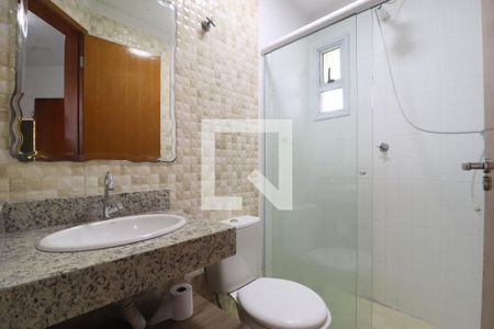 Banheiro Quarto 1 suíte de apartamento para alugar com 2 quartos, 50m² em Parque Oratório, Santo André