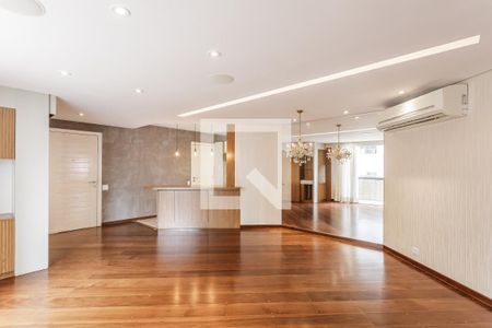 Sala de apartamento para alugar com 3 quartos, 135m² em Indianópolis, São Paulo