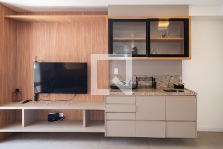 Sala / cozinha de apartamento à venda com 1 quarto, 33m² em Bela Vista, São Paulo