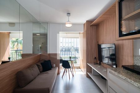 Sala / cozinha de apartamento à venda com 1 quarto, 33m² em Bela Vista, São Paulo