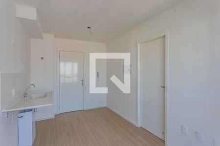 Sala e cozinha de apartamento à venda com 1 quarto, 25m² em Vila Dom Pedro I, São Paulo