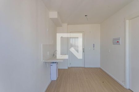 Sala e cozinha de apartamento à venda com 1 quarto, 25m² em Vila Dom Pedro I, São Paulo