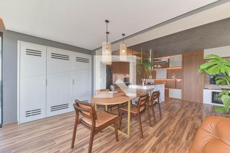 Sala de apartamento para alugar com 1 quarto, 62m² em Cidade Monções, São Paulo
