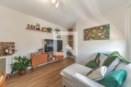 Sala de apartamento à venda com 1 quarto, 41m² em Brooklin Novo, São Paulo