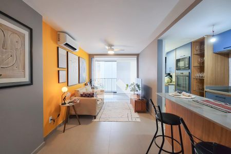 Sala de apartamento à venda com 2 quartos, 78m² em Botafogo, Rio de Janeiro