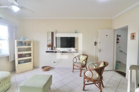 Sala de apartamento para alugar com 3 quartos, 72m² em Balneario Guarujá, Guarujá