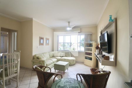 Sala de apartamento para alugar com 3 quartos, 72m² em Balneario Guarujá, Guarujá