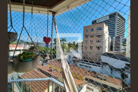 Vista da Sala de apartamento à venda com 2 quartos, 82m² em Maracanã, Rio de Janeiro