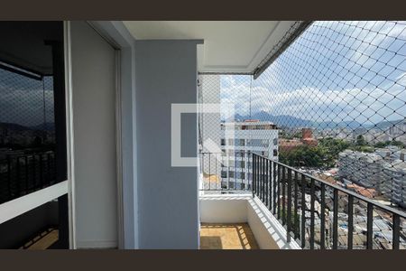 Varanda da Sala de apartamento à venda com 2 quartos, 60m² em Praça da Bandeira, Rio de Janeiro