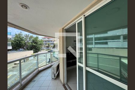 Varanda de apartamento para alugar com 1 quarto, 60m² em Recreio dos Bandeirantes, Rio de Janeiro