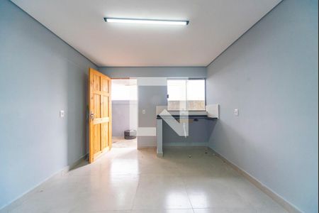 Sala e Cozinha  de casa para alugar com 2 quartos, 48m² em Vila Linda, Santo André