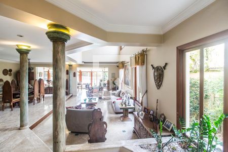 Sala de casa de condomínio à venda com 4 quartos, 521m² em Residencial Zero (tambore), Santana de Parnaíba