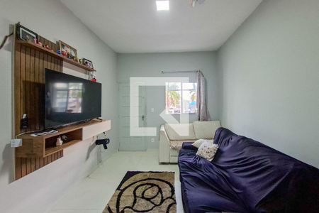 Sala de casa de condomínio para alugar com 1 quarto, 63m² em Vila Antartica, Praia Grande