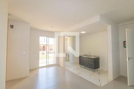 Sala/Cozinha de apartamento para alugar com 2 quartos, 55m² em Fátima, Canoas
