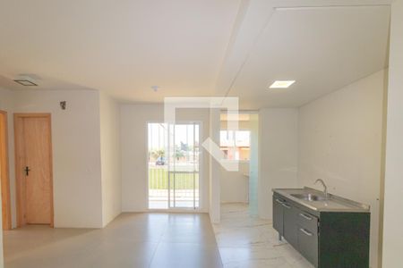 Sala/Cozinha de apartamento para alugar com 2 quartos, 55m² em Fátima, Canoas