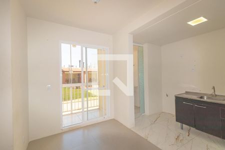 Sala/Cozinha de apartamento para alugar com 2 quartos, 55m² em Fátima, Canoas