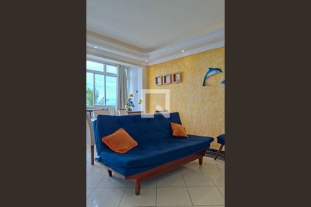 Sala de apartamento para alugar com 2 quartos, 80m² em Vila Caiçara, Praia Grande