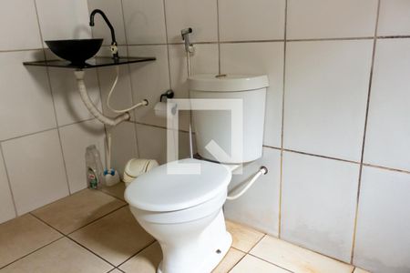 Banheiro da Suíte 1 de casa de condomínio para alugar com 3 quartos, 120m² em Mansões Paraíso, Aparecida de Goiânia