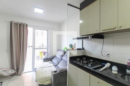 Sala/Cozinha de apartamento para alugar com 2 quartos, 35m² em Vila Ema, São Paulo
