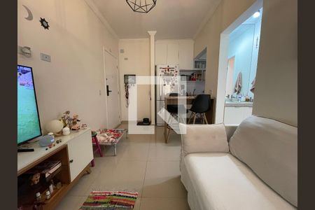 Sala de apartamento à venda com 1 quarto, 38m² em Jardim Trussardi, São Paulo