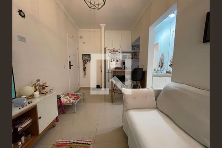 Sala de apartamento à venda com 1 quarto, 38m² em Jardim Trussardi, São Paulo