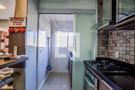 Cozinha e Área de Serviço de apartamento à venda com 2 quartos, 66m² em Vila América, Santo André