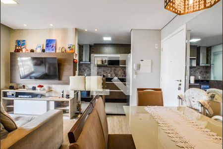 Sala de apartamento à venda com 2 quartos, 66m² em Vila América, Santo André