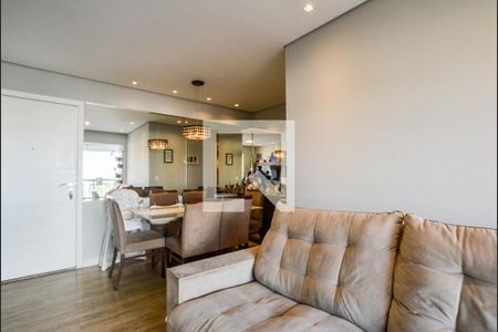 Sala de apartamento à venda com 2 quartos, 66m² em Vila América, Santo André