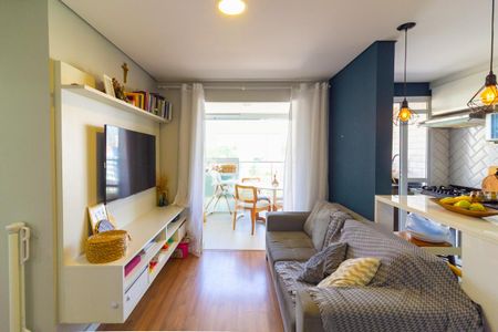 Sala de apartamento à venda com 2 quartos, 58m² em Chácara Santo Antônio (zona Sul), São Paulo