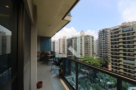 Sala - Varanda de apartamento para alugar com 2 quartos, 78m² em Barra Olímpica, Rio de Janeiro