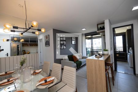 Sala_Cozinha - Conjugada de apartamento à venda com 3 quartos, 73m² em Jardim Esperanca, Barueri