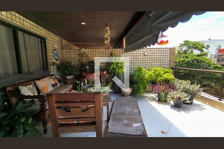 Varanda  de apartamento à venda com 3 quartos, 324m² em Recreio dos Bandeirantes, Rio de Janeiro