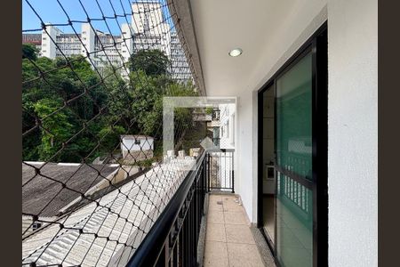 Varanda da sala de apartamento para alugar com 3 quartos, 111m² em Botafogo, Rio de Janeiro