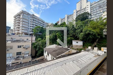 Varanda da sala - vista de apartamento para alugar com 3 quartos, 111m² em Botafogo, Rio de Janeiro