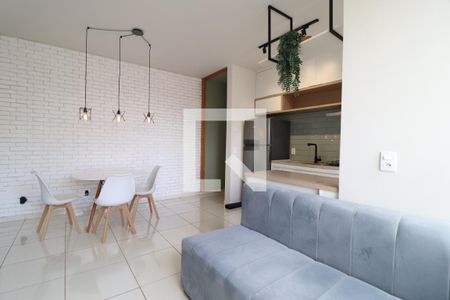 Sala de apartamento para alugar com 2 quartos, 53m² em Laranjeiras, Uberlândia