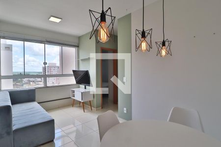Sala de apartamento para alugar com 2 quartos, 53m² em Laranjeiras, Uberlândia