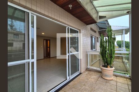 Varanda  de apartamento à venda com 4 quartos, 296m² em Recreio dos Bandeirantes, Rio de Janeiro