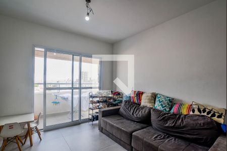 Sala de apartamento à venda com 3 quartos, 96m² em Campestre, Santo André