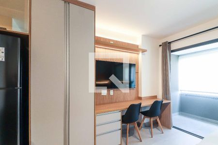 Studio - Quarto e Cozinha de apartamento para alugar com 1 quarto, 29m² em Butantã, São Paulo