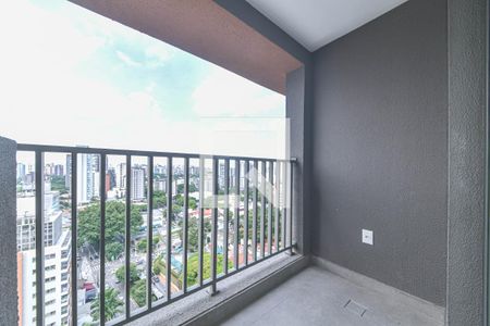 Varanda de kitnet/studio para alugar com 1 quarto, 26m² em Cidade Monções, São Paulo