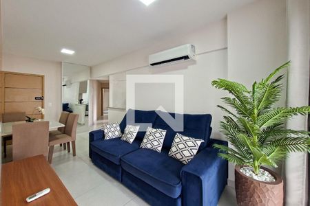 Sala de apartamento para alugar com 2 quartos, 74m² em Vila Caiçara, Praia Grande