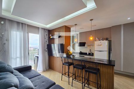 Sala de apartamento à venda com 3 quartos, 79m² em Vila Santa Luzia, São Bernardo do Campo