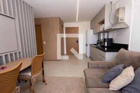 Sala/Cozinha de apartamento para alugar com 1 quarto, 45m² em Setor Bueno, Goiânia