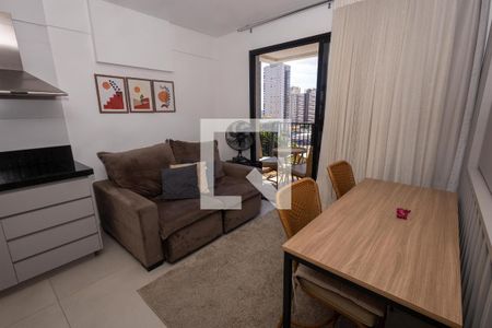 Sala de apartamento para alugar com 1 quarto, 45m² em Setor Bueno, Goiânia
