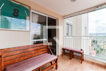 Varanda gourmet de apartamento à venda com 3 quartos, 72m² em Vila Ester (zona Norte), São Paulo