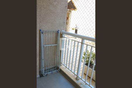 Varanda da Sala de apartamento para alugar com 3 quartos, 60m² em Del Castilho, Rio de Janeiro