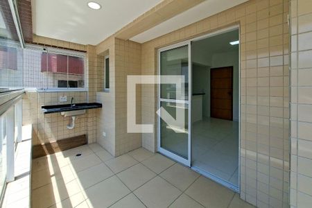 Sacada  de apartamento para alugar com 1 quarto, 45m² em Vila Tupi, Praia Grande